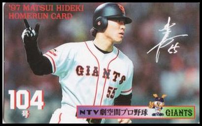 104 Hideki Matsui